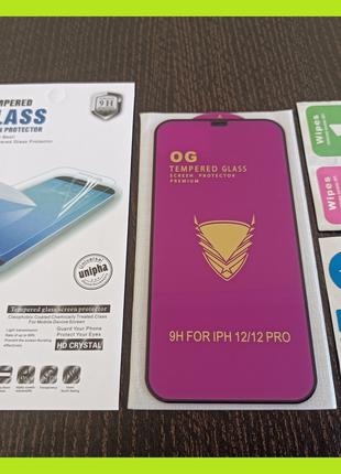Защитное стекло OG FullGlue премиум Apple Iphone 12 / Iphone 1...