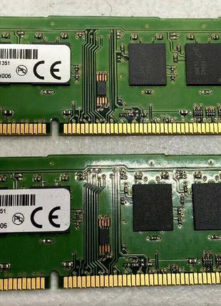 8 Гб ( 4 x 2 ) DDR3-1600 MICRON (оригинал)