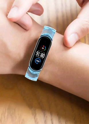 Прозорі браслети для MiBand 3,4,5
