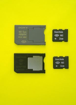 Карта памяти Sony M2 4 GB Memory Stick PRO Duo фото psp GO