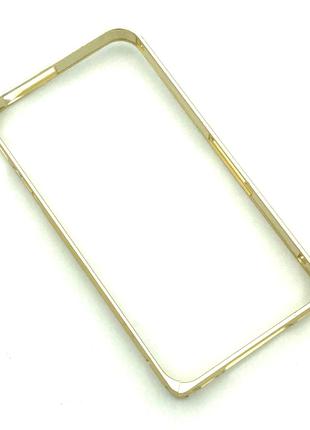 Чехол Бампер Metall Corner Lock iPhone 4/4S Gold