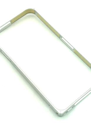Чехол Бампер Metall Corner Lock iPhone 4/4S Silver
