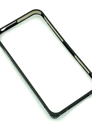 Чехол Бампер Metall Corner Lock iPhone 4/4S Black