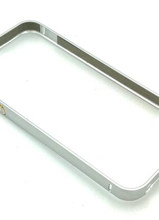 Чехол Бампер Metall iPhone 5/5S Silver