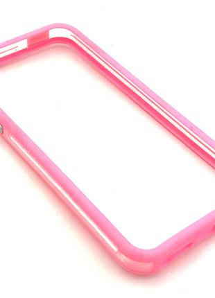 Чехол Бампер Plastic iPhone 5/5S Pink