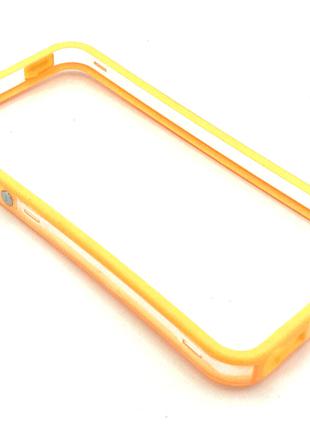 Чехол Бампер Plastic iPhone 5/5S Orange