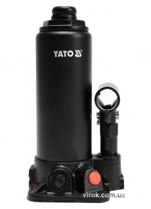 Домкрат гидравлический бутылочный YATO 3 т 194-374 мм YT-17001