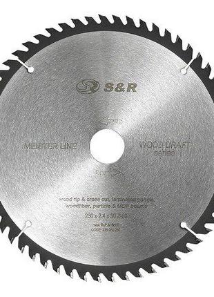 Диск пиляльний S & R Meister Wood Craft 230х30х2,4 мм