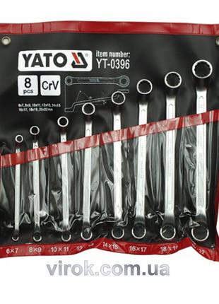 Набор ключей накидных YATO М6-22 мм 8 шт YT-0396