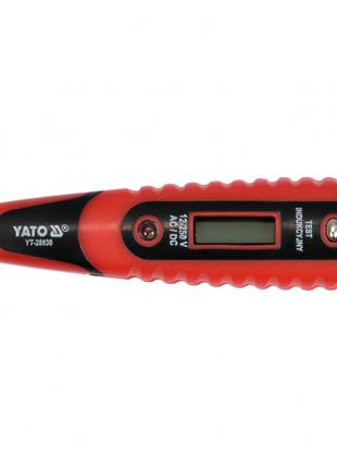 Индикатор напряжения цифровой YATO 12-250 В YT-28630
