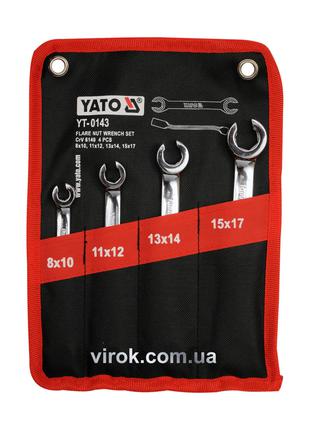 Набор ключей разрезных YATO М8-17 мм 4 шт YT-0143