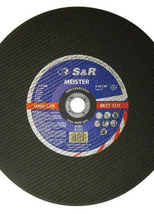 Круг відрізний по металу S & R Meister A 30 S BF 350x3,0x25,4