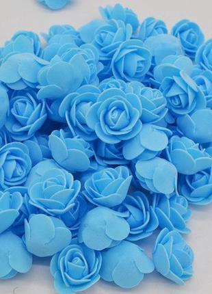 Набор голубых цветочков - в наборе 48-50шт., размер одного цве...