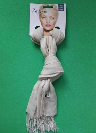 Бежевый шарф женский - размер шарфа приблизительно 170*65см, 1...
