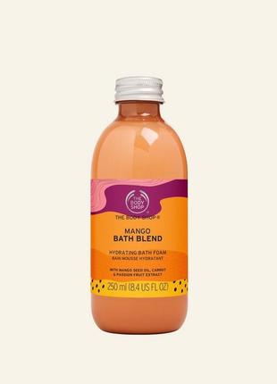 Піна для ванн the body shop mango bath blend