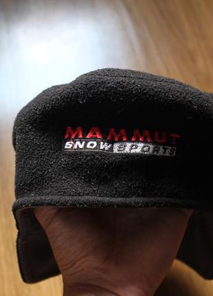 Винтажная шапка ушанка mammut snow sport
