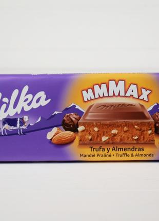 Молочный шоколад Milka Almonds s Truffle 300g (Швейцария)