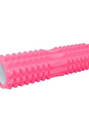 Масажний валик Dobetters Roller Pink ролик для масажу спини, ш...
