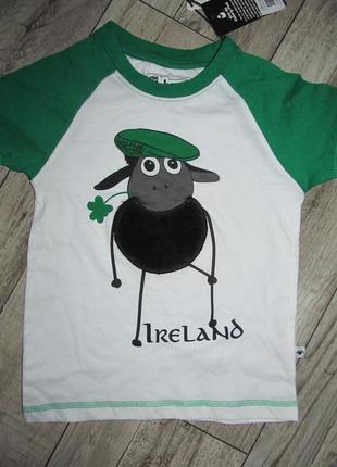 Коттоновая футболка ireland farmer sheep 3-4 года