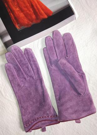 S-m замшевые перчатки