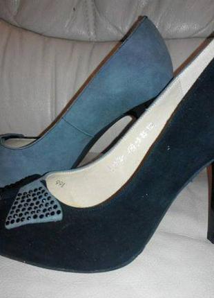 Замшевые туфли, 35 размер, allshoes