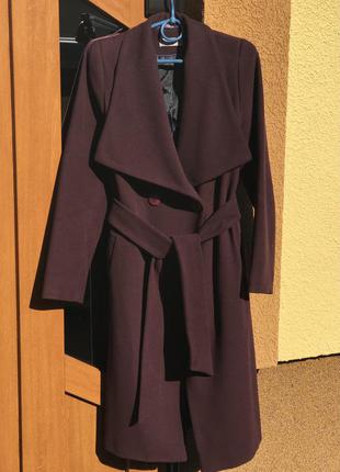 Стильное женское шерстяное пальто миди season размер м.