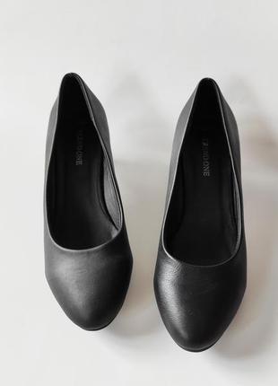 Чорні туфлі човники trend one фірмові класичні туфлі на підбор...
