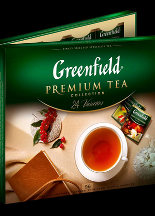 Набор чая Greenfield 96 пакетиков подарочный комплект