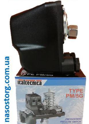 Механическое реле давления ITALTECNICA PM/5G (гайка)