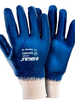 Перчатки трикотажные с нитриловым покрытием (размер 10) TM SIGMA