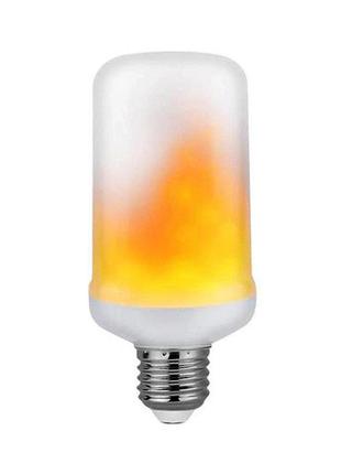 Светодиодная лампочка с эффектом пламени (5W/Вт, цоколь Е27, 1...