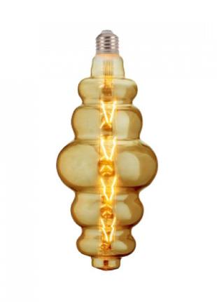 Лампа эдисона филаментная (8W, цоколь Е27, янтарь) винтажная р...