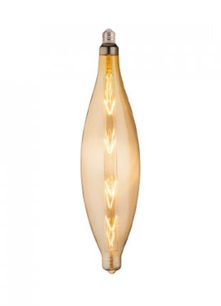 Лампа эдисона филаментная (8W, цоколь Е27, 2200K) винтажная ре...