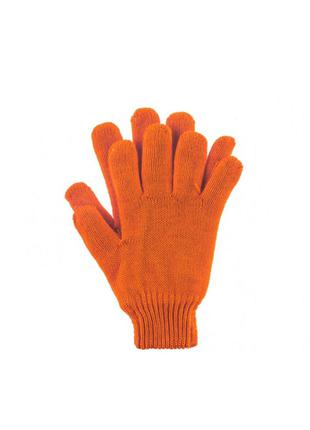 Перчатки трикотажные Лайт (р10, оранжевые, без покрытия) ТМ GRAD