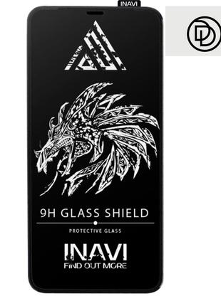 Защитное стекло INAVI PREMIUM Huawei P Smart 2021 черный