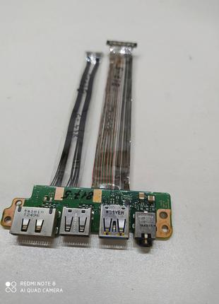 817-5 Плата модуль USB, eSATA, AUDIO TOSHIBA TECRA R950-19X P/N: