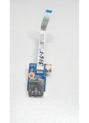 346-7 Плата модуль USB со шлейфом HP Pavilion g6-1000 P/N:DAR2...