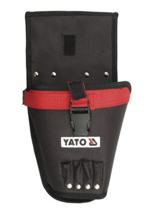 Кобура для шуруповерта с карманом для бит и сверл YATO YT-7413
