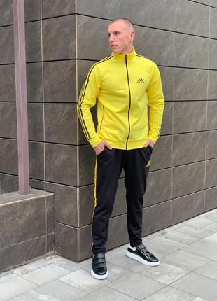 Мужской спортивный костюм adidas, турция, желтый