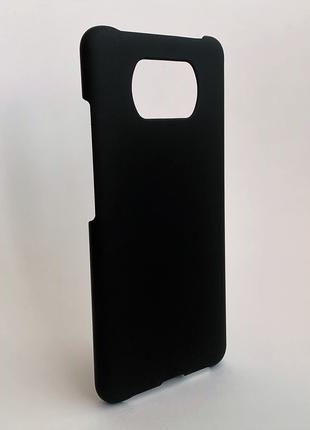 Poco X3 чехол матовый MATTE Black Plastic матовая накладка ВСЕ...