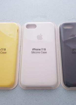 Apple iPhone 7 чехол SILICON CASE силикон ВСЕ ЦВЕТА и МОДЕЛИ