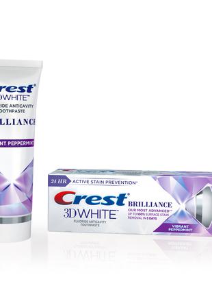 Зубная паста crest 3d white brilliance 110г, оригинал, США