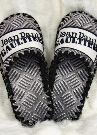 Мужские фетровые тапочки ручной работы «Jean Paul Gaultier» Та...