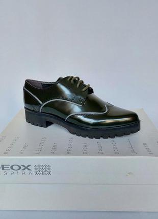 Распродажа. geox respira, фирменные туфли. новые, р. 36