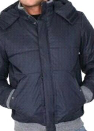 Тепла якісна зимова Куртка з капюшоном чоловіча lee cooper