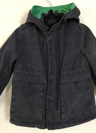 Джинсовая парка, куртка на мальчика. Весенняя осенняя Зара Zara