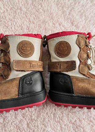 Зимние ботинки timberland для мальчика, размер 22