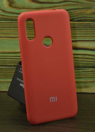 Защитный чехол для Xiaomi Redmi 7 Silicone Case красный