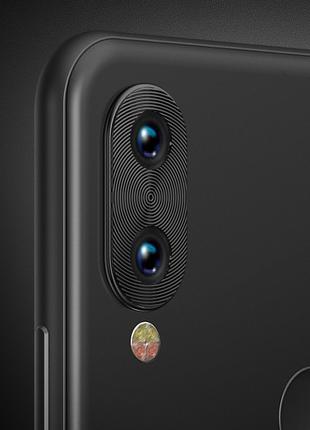 Алюминиевая защита на камеру Xiaomi Redmi Note 7 черная