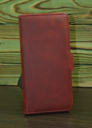 Защитный чехол для Xiaomi Redmi Note 8 книжка красная